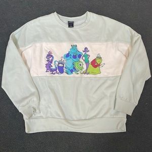Women's Monsters Inc Graphic Sweatshirt Casual Pullover Her Universe